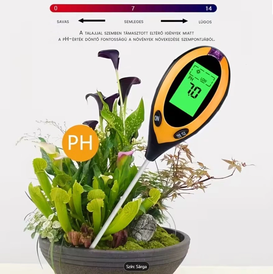 Négyfunkciós digitális talajmérő