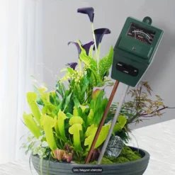 Talajnedvesség- és pH-mérő