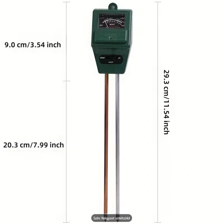 Talajnedvesség- és pH-mérő - Image 2